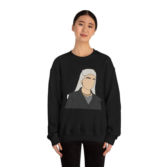 Princess Rhaenyra Targaryen Crewneck Sweatshirt (minimal/older) - Fandom-Made