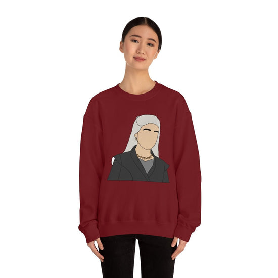 Princess Rhaenyra Targaryen Crewneck Sweatshirt (minimal/older) - Fandom-Made
