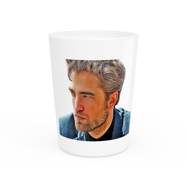 Robert Pattinson (blue) Shot Glass - Fandom-Made