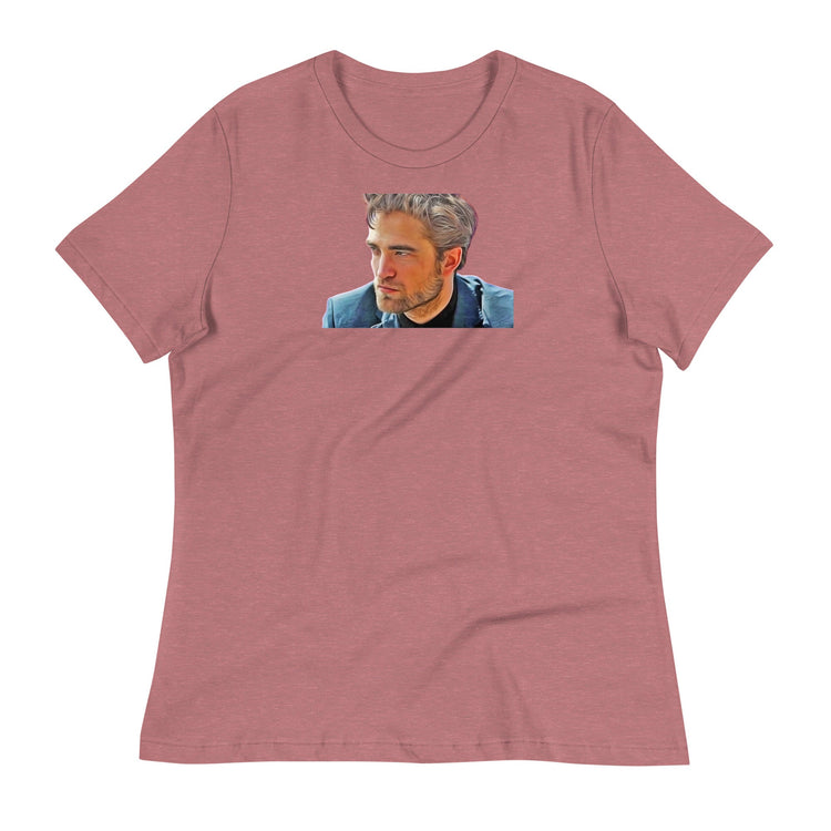 Robert Pattinson (blue) Women's Relaxed T-Shirt - Fandom-Made