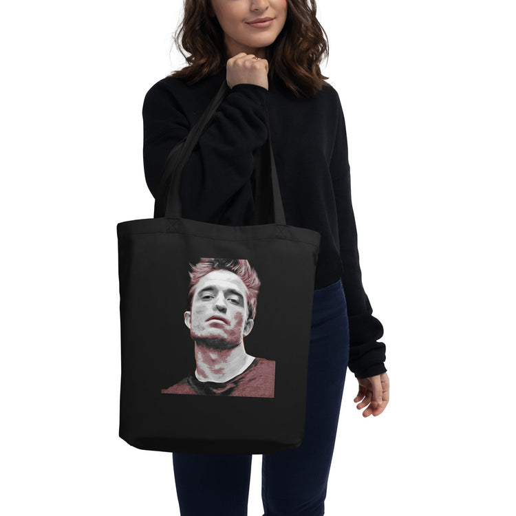 Robert Pattinson (red) Eco Tote Bag - Fandom-Made