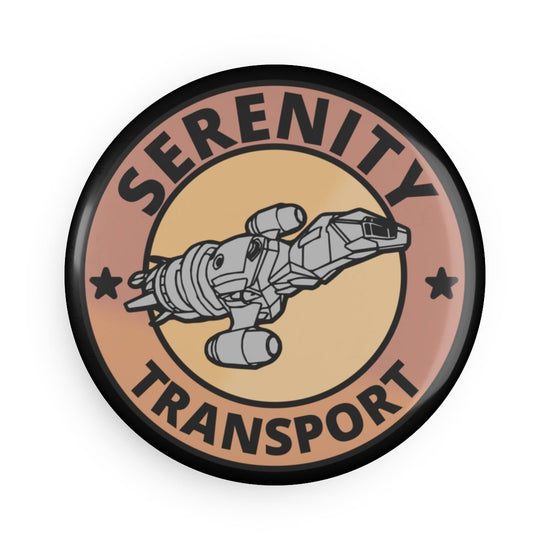 Serenity Transport Button Magnet - Fandom-Made