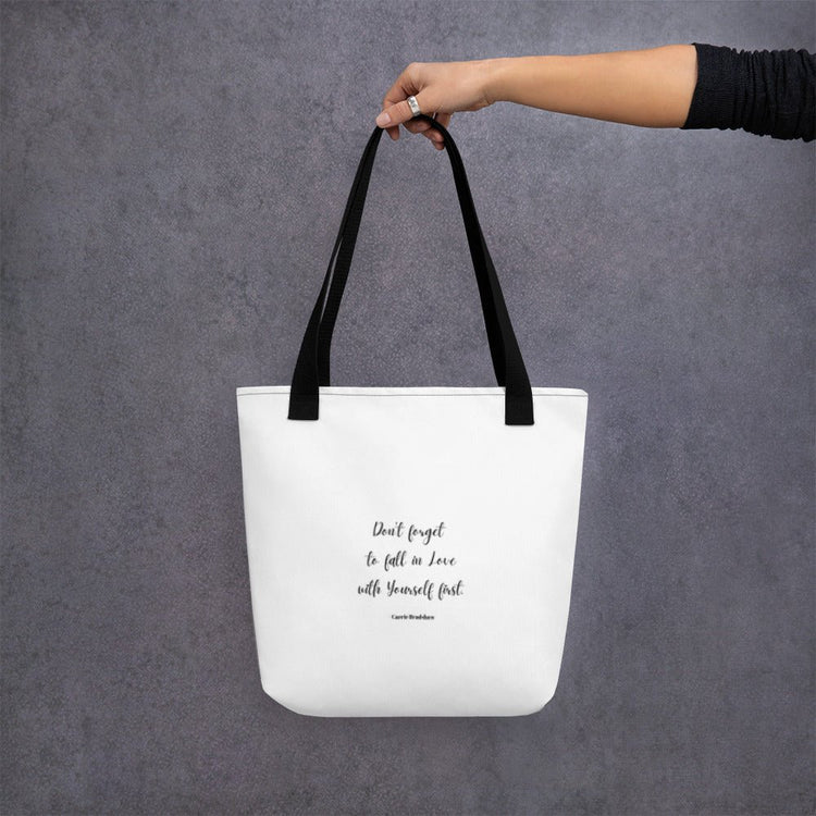 Sex & The City Inspired Double Sided Tote bag - Carrie Bradshaw (quote) - Fandom-Made