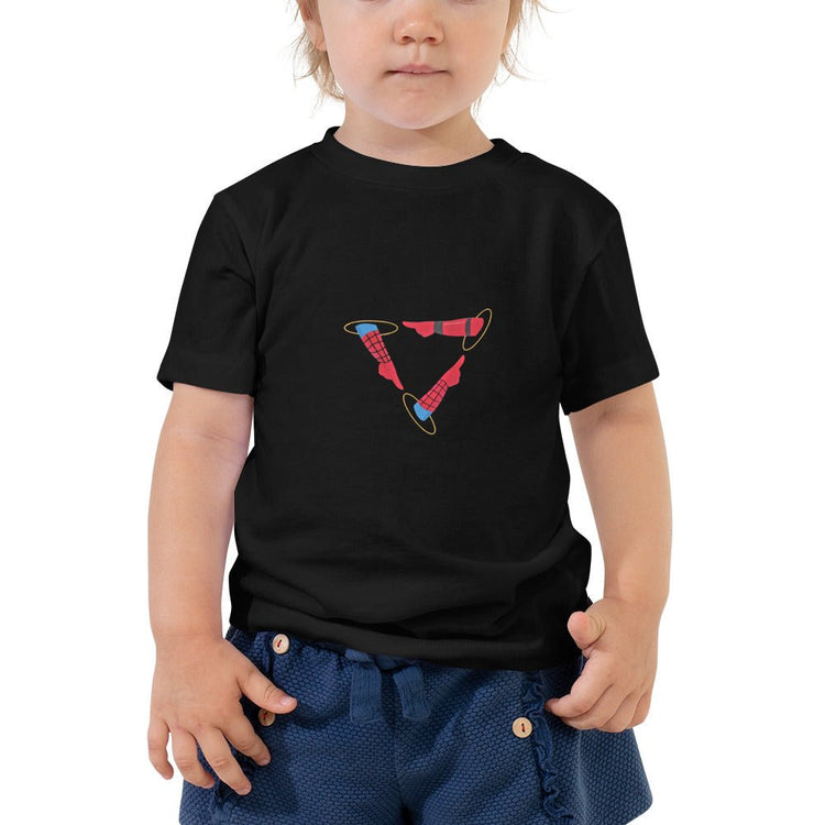 Spider-Man Inspired Toddler Short Sleeve Tee - Trio Arms - Fandom-Made