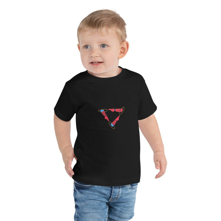 Spider-Man Inspired Toddler Short Sleeve Tee - Trio Arms - Fandom-Made