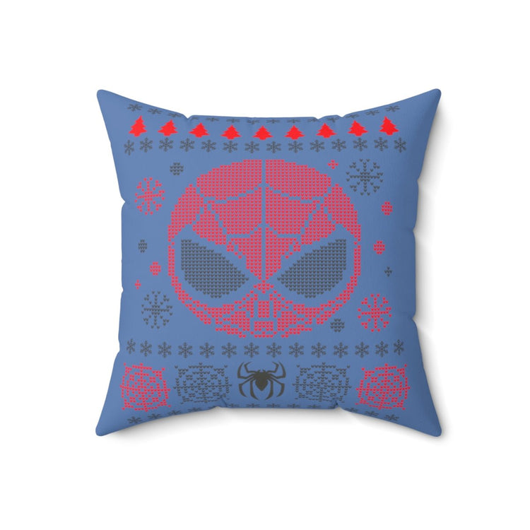 Spider-Man Ugly Christmas Sweater Pillow - Fandom-Made