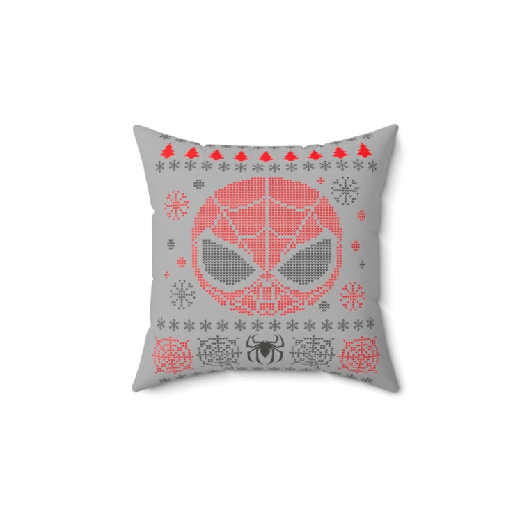 Spider-Man Ugly Christmas Sweater Pillow - Fandom-Made