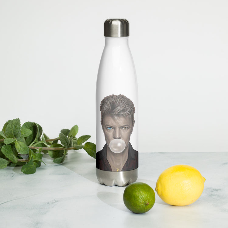 David Bowie Bubble Gum Water Bottle - Fandom-Made