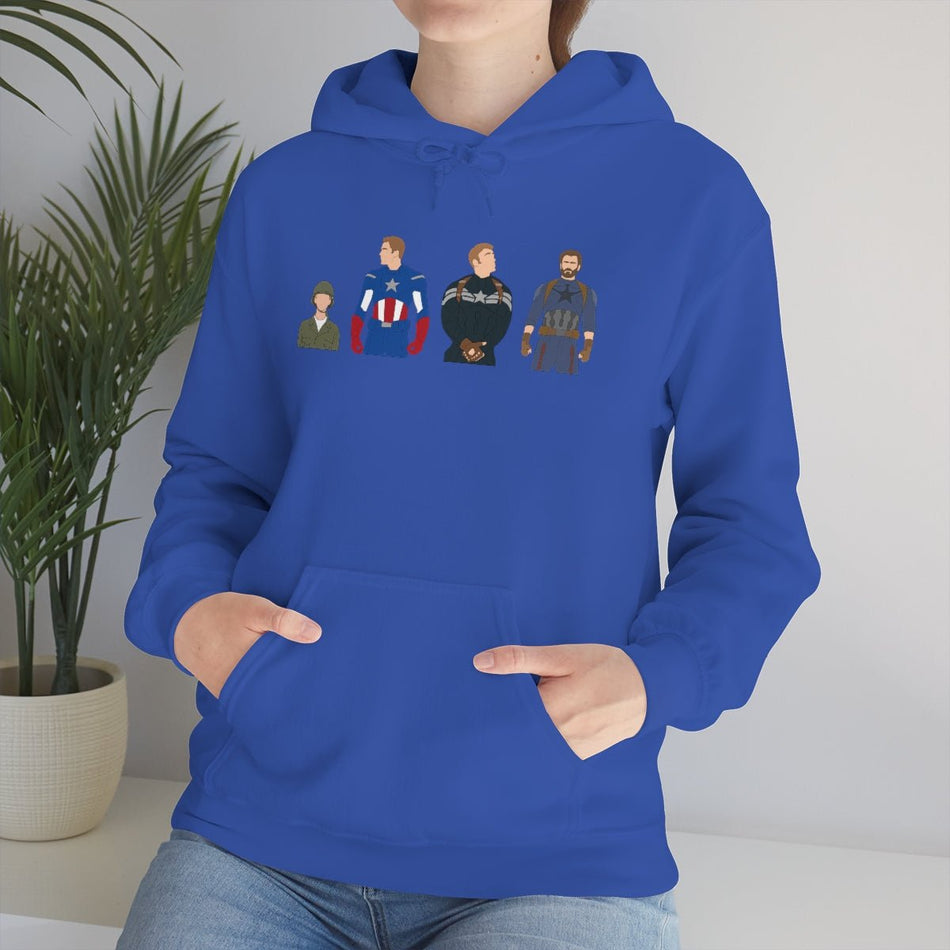 Steve Rogers, Captain America Hoodie - Fandom-Made