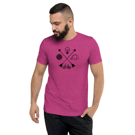 Stranger Things Symbols Short sleeve t-shirt - Fandom-Made