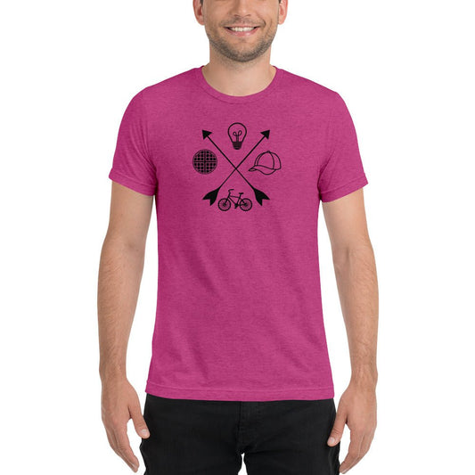 Stranger Things Symbols Short sleeve t-shirt - Fandom-Made