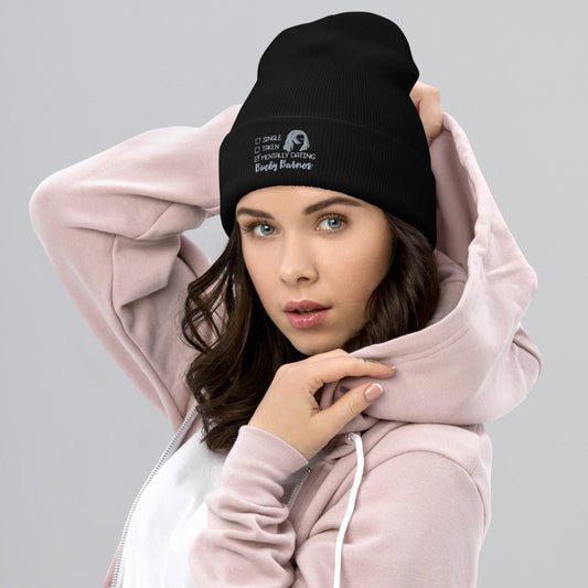 Superheroes Inspired Cuffed Beanie - Mentally Dating Bucky Barnes - Fandom-Made