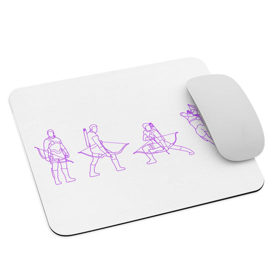 Superheroes Inspired Mouse pad - Hawkeye Outline - Fandom-Made