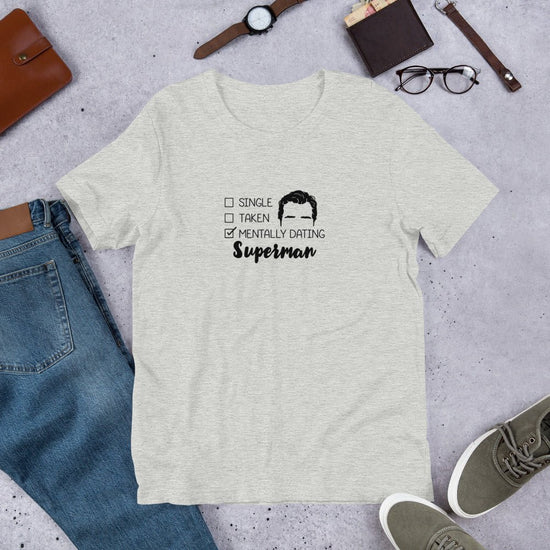 Superman Inspired Short-Sleeve Unisex T-Shirt - Mentally Dating - Fandom-Made