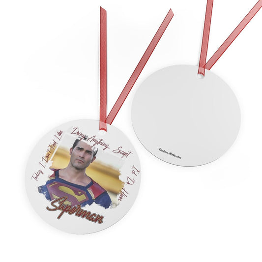 Superman Tyler Hoechlin Metal Ornaments - Fandom-Made