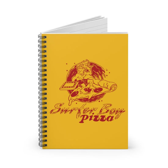 Surfer Boy Pizza Notebook - Ruled Line - Fandom-Made
