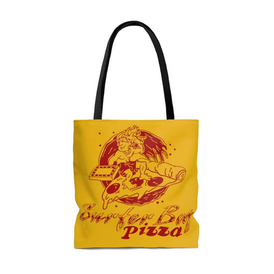 Surfer Boy Pizza Tote Bag - Fandom-Made