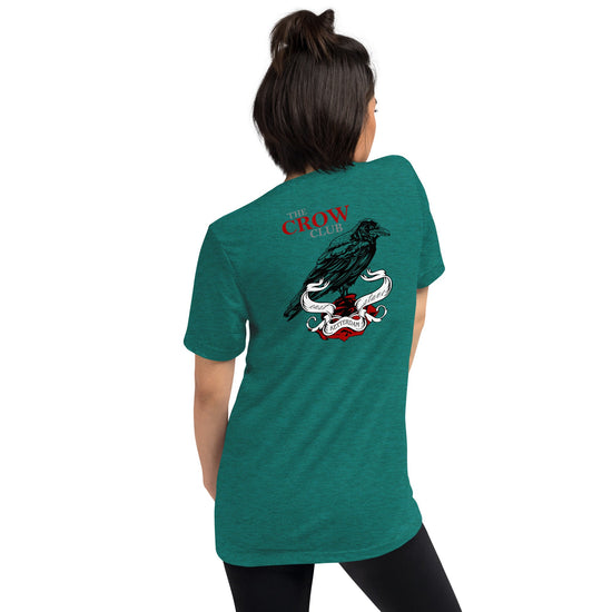 The Crow Club t-shirt (crow, red) - Fandom-Made