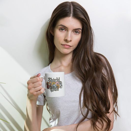 The Last Kingdom Inspired Double Sided White glossy mug – Shield Wall - Fandom-Made