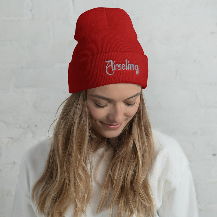 The Last Kingdom Inspired Embroidered Cuffed Beanie - Arseling - Fandom-Made