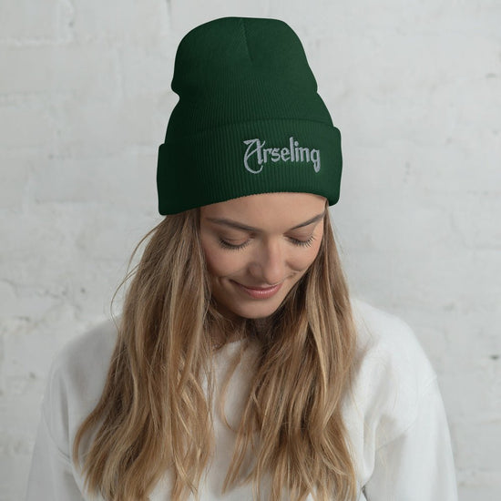 The Last Kingdom Inspired Embroidered Cuffed Beanie - Arseling - Fandom-Made