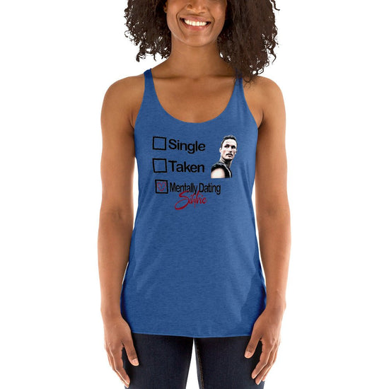 The Last Kingdom Inspired Women's Racerback Tank - Mentally Dating Sihtric - Fandom-Made