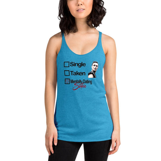 The Last Kingdom Inspired Women's Racerback Tank - Mentally Dating Sihtric - Fandom-Made