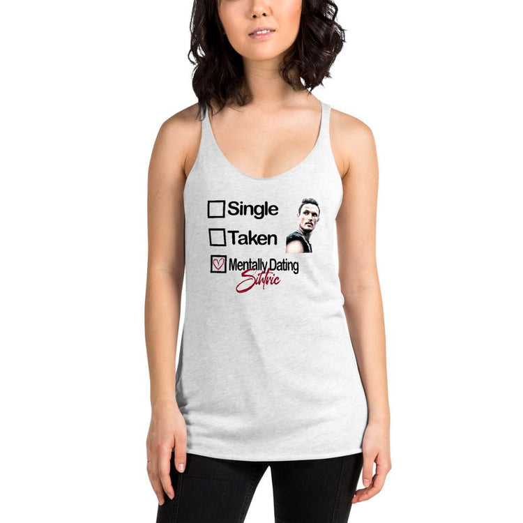 The Last Kingdom Inspired Women's Racerback Tank - Mentally Dating Sihtric - Fandom-Made