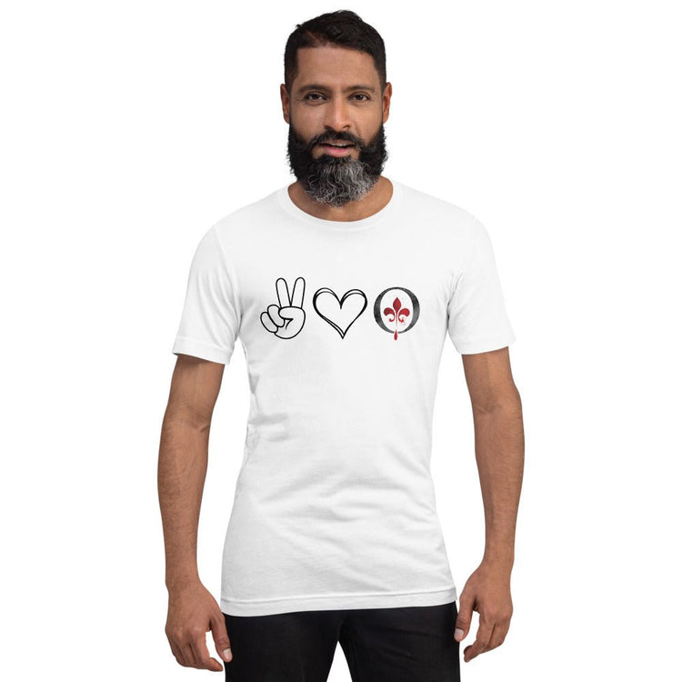 The Originals Inspired Short-Sleeve Unisex T-Shirt - Peace, Love, The Originals - Fandom-Made