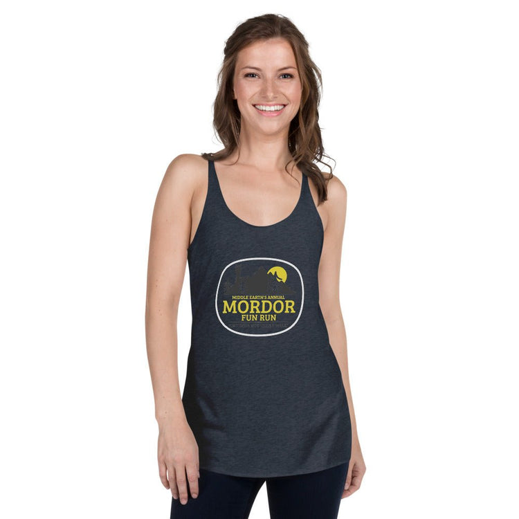 The Tolkien Collection - Women's Racerback Tank - Mordor Fun Run - Fandom-Made