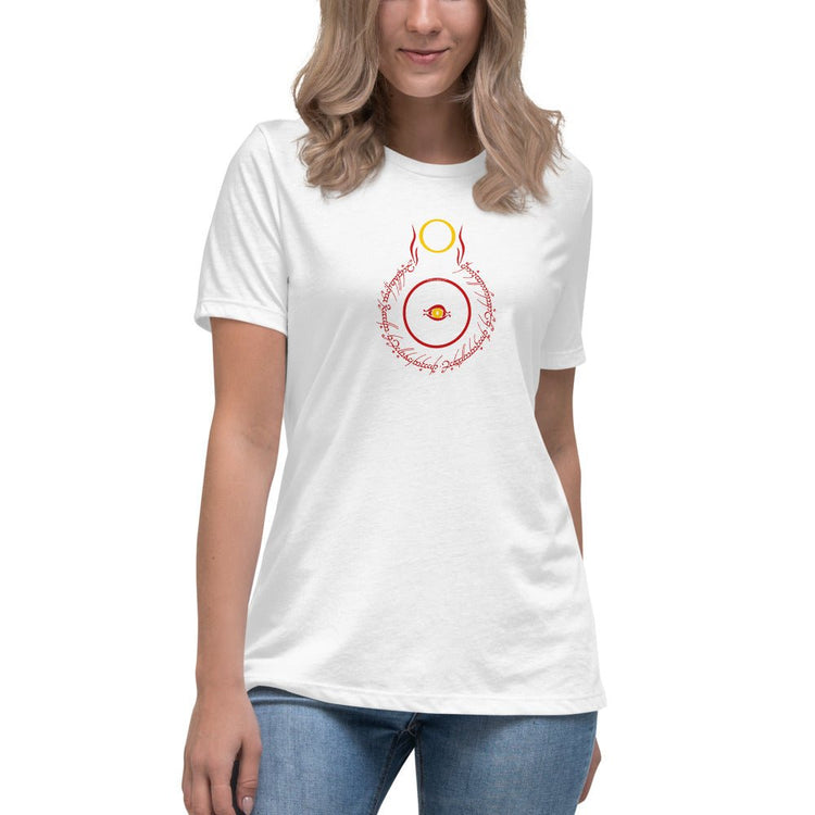 The Tolkien Collection - Women's Relaxed T-Shirt - The Eye in color - Fandom-Made