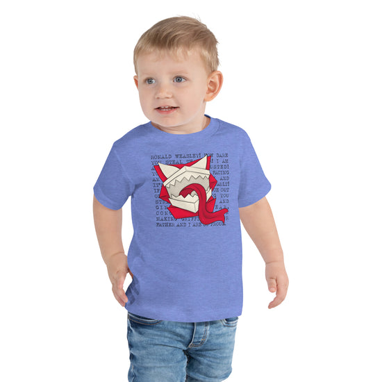 Weasley Howler Toddler Short Sleeve Tee - Fandom-Made