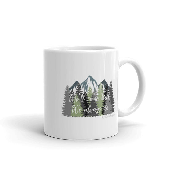 Twilight Inspired Double Sided White glossy mug - We'll Come Back - Fandom-Made