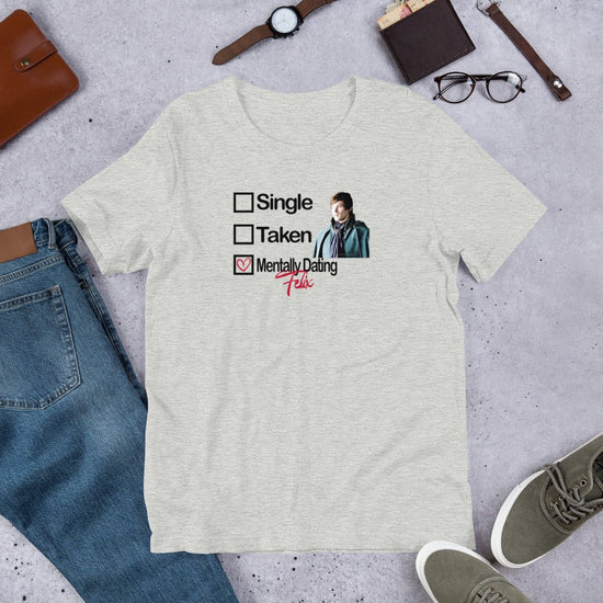 Twilight Inspired Short-Sleeve Unisex T-Shirt - Mentally Dating Felix - Fandom-Made