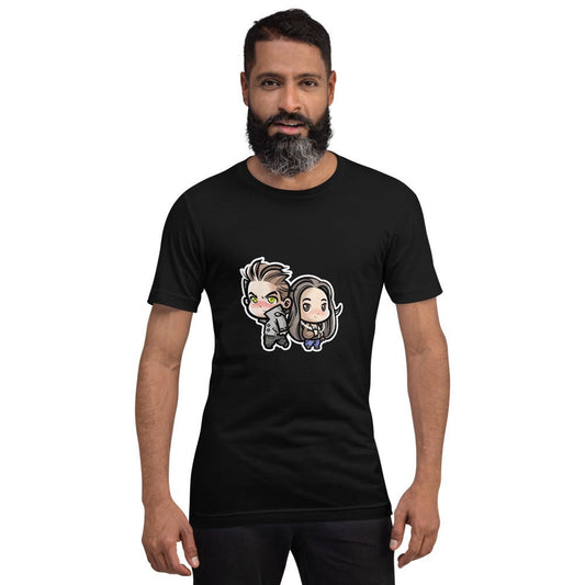 Twilight Inspired Short-Sleeve Unisex T-Shirt With Edward and Bella - Fandom-Made
