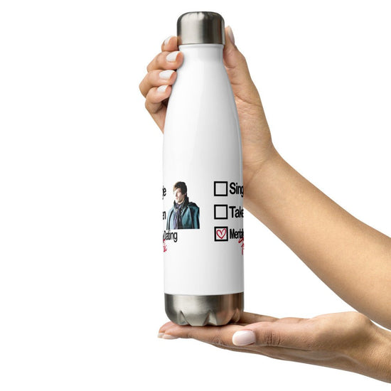 Twilight Inspired Stainless Steel Water Bottle - Mentally Dating Felix - Fandom-Made