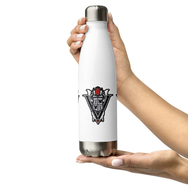 Twilight Inspired Stainless Steel Water Bottle - Volturi Crest - Fandom-Made