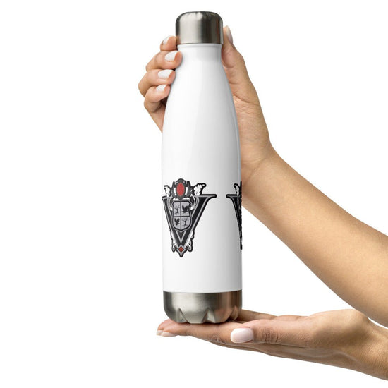 Twilight Inspired Stainless Steel Water Bottle - Volturi Crest - Fandom-Made