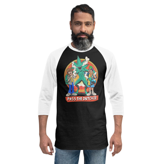 Pass The Dutchie 3/4 sleeve raglan shirt - Fandom-Made