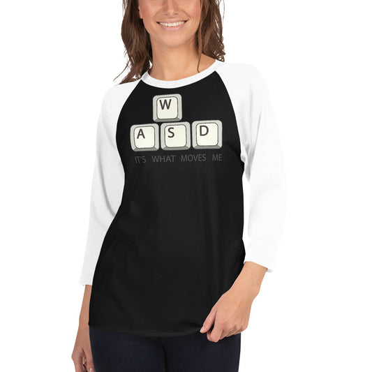 Gamer 3/4 sleeve raglan shirt - Fandom-Made