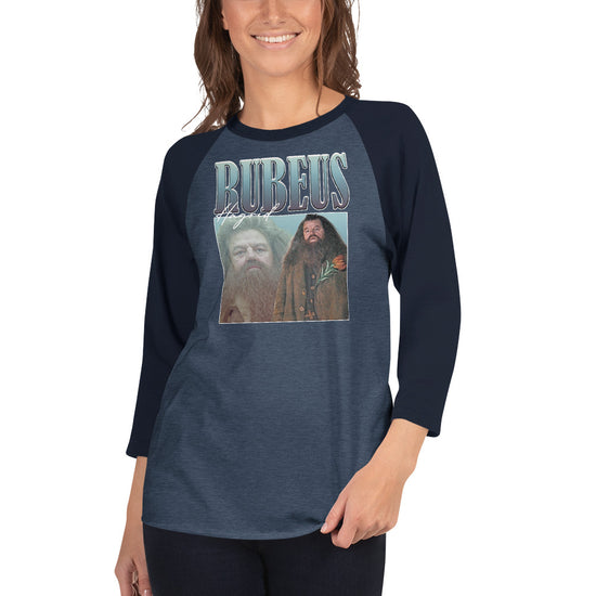 Rubeus Hagrid 3/4 sleeve raglan shirt - Fandom-Made