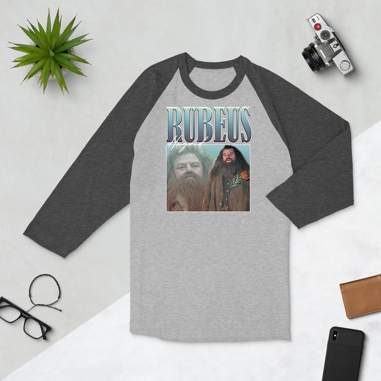 Rubeus Hagrid 3/4 sleeve raglan shirt - Fandom-Made