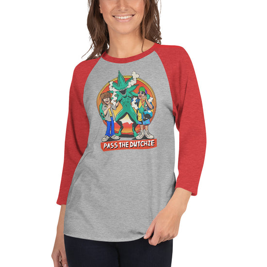 Pass The Dutchie 3/4 sleeve raglan shirt - Fandom-Made