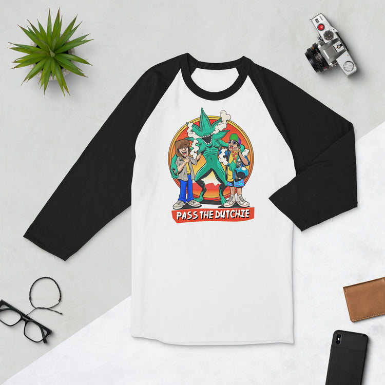 Pass The Dutchie 3/4 sleeve raglan shirt - Fandom-Made