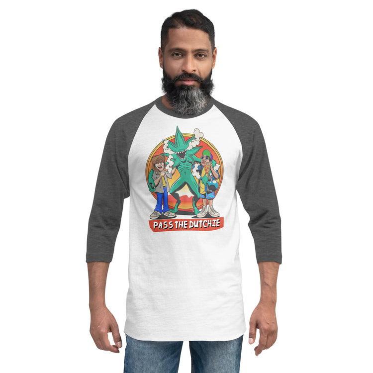 Pass The Dutchie 3/4 sleeve raglan shirt - Fandom-Made