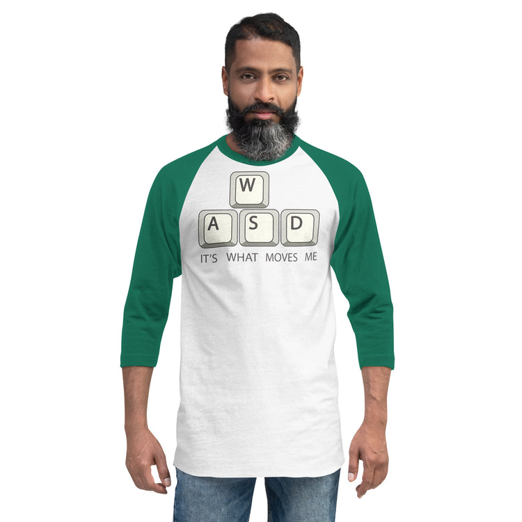 Gamer 3/4 sleeve raglan shirt - Fandom-Made