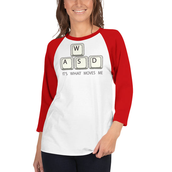 Gamer 3/4 sleeve raglan shirt - Fandom-Made