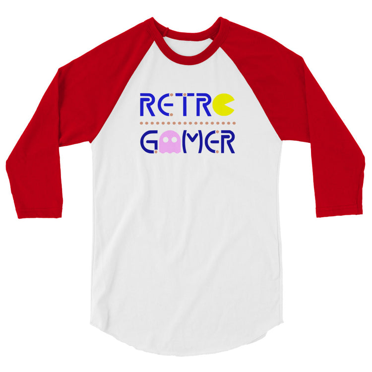 Retro Gamer 3/4 sleeve raglan shirt - Fandom-Made
