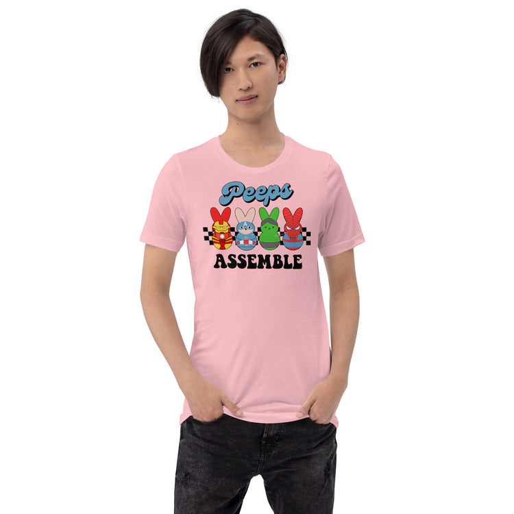 Peeps Assemble Unisex T-Shirt - Fandom-Made