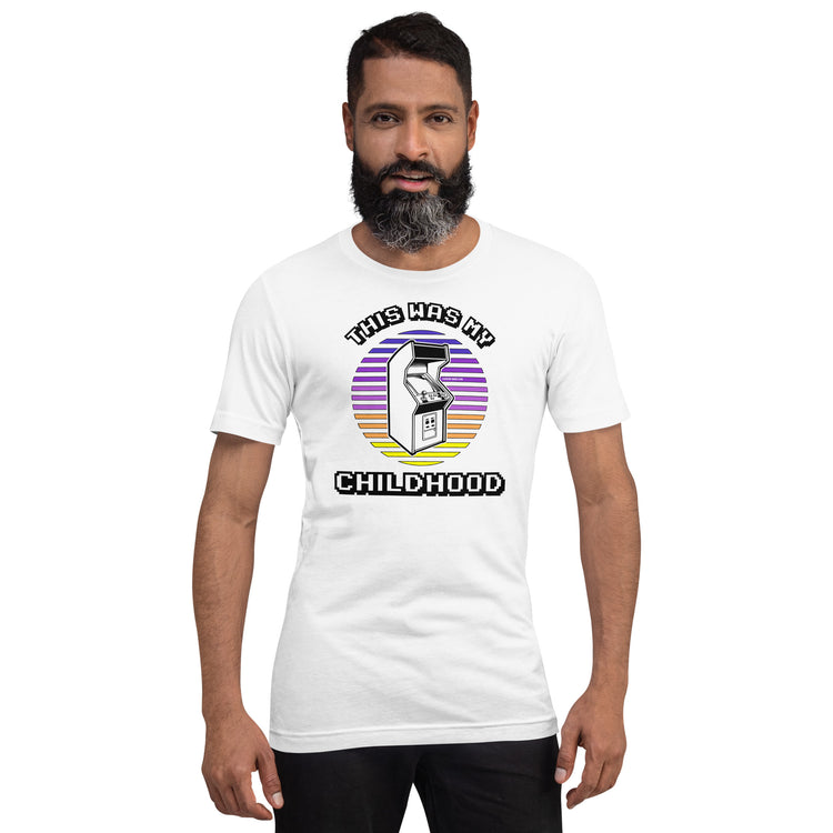 Arcade Childhood Unisex T-Shirt - Fandom-Made